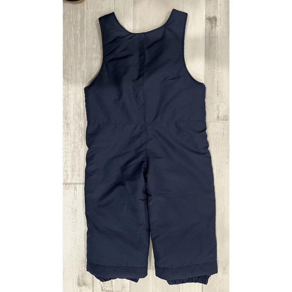 NWT The Children's Place Bib Snow Pants Overalls 18-24Navy Blue Adjustable Strap